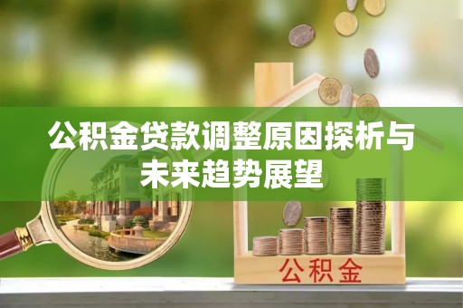 南长公积金贷款调整原因探析与未来趋势展望