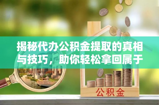 南长揭秘代办公积金提取的真相与技巧，助你轻松拿回属于你的钱