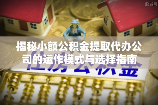 南长揭秘小额公积金提取代办公司的运作模式与选择指南