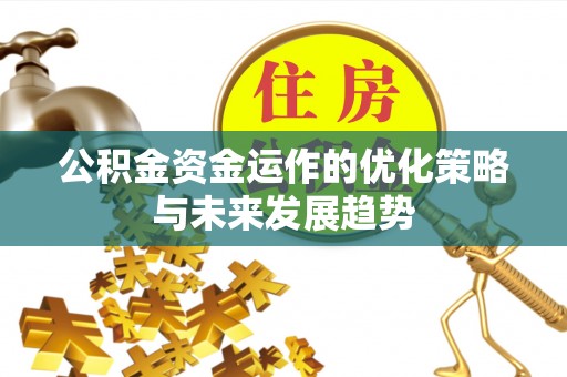 南长公积金资金运作的优化策略与未来发展趋势