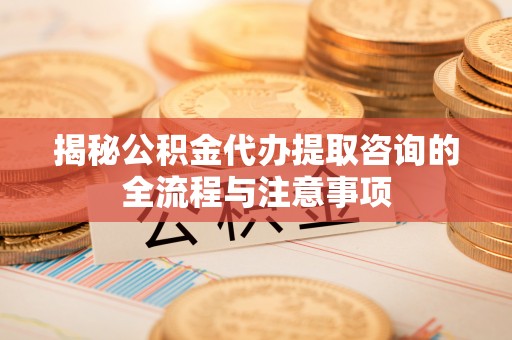 南长揭秘公积金代办提取咨询的全流程与注意事项