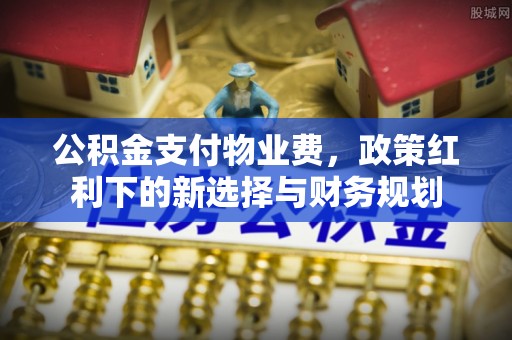 南长公积金支付物业费，政策红利下的新选择与财务规划