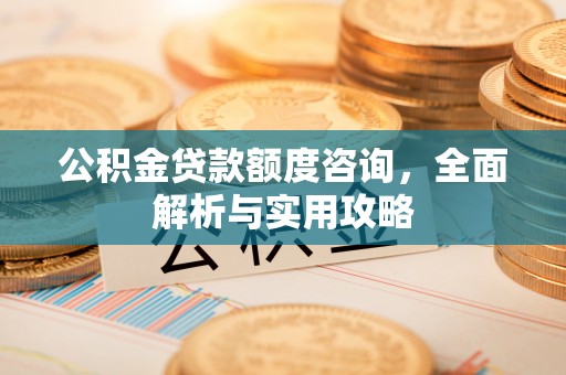 南长公积金贷款额度咨询，全面解析与实用攻略