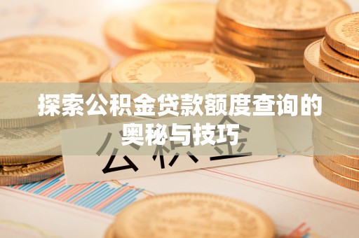 南长探索公积金贷款额度查询的奥秘与技巧