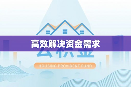 南长高效解决资金需求