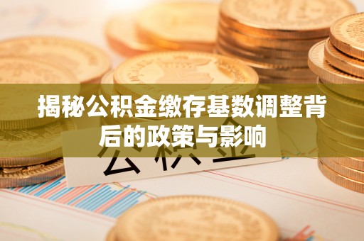南长揭秘公积金缴存基数调整背后的政策与影响