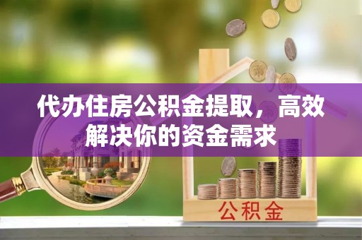 南长代办住房公积金提取，高效解决你的资金需求