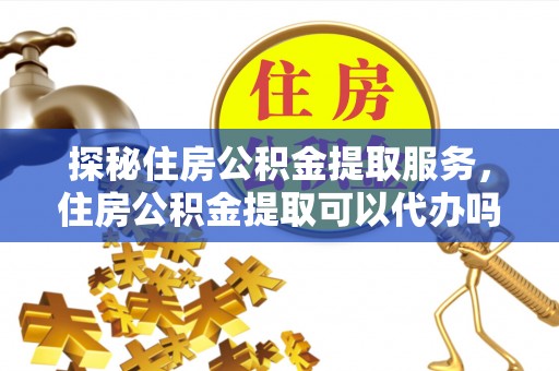 南长探秘住房公积金提取服务，住房公积金提取可以代办吗的全方位解析