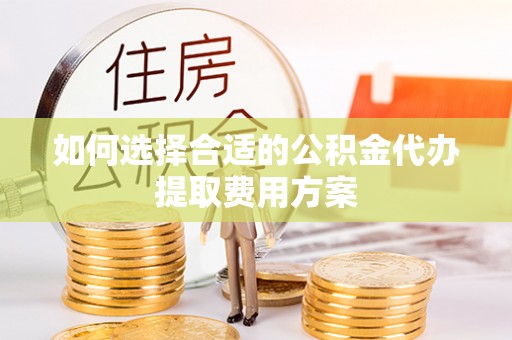 南长如何选择合适的公积金代办提取费用方案