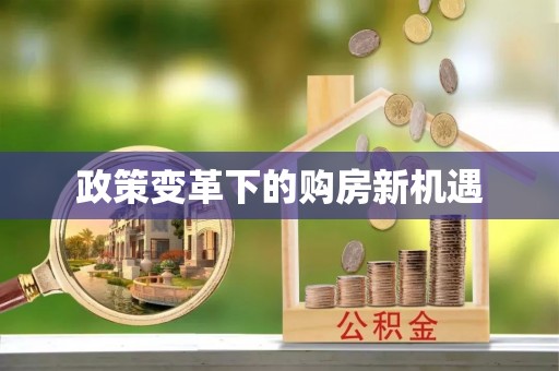南长政策变革下的购房新机遇