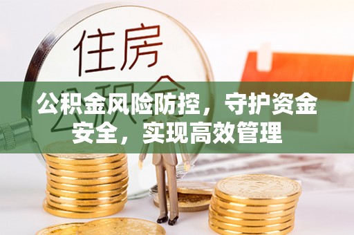 南长公积金风险防控，守护资金安全，实现高效管理