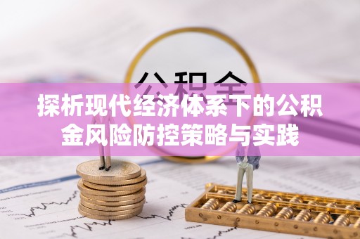 南长探析现代经济体系下的公积金风险防控策略与实践