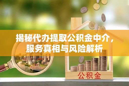 南长揭秘代办提取公积金中介，服务真相与风险解析