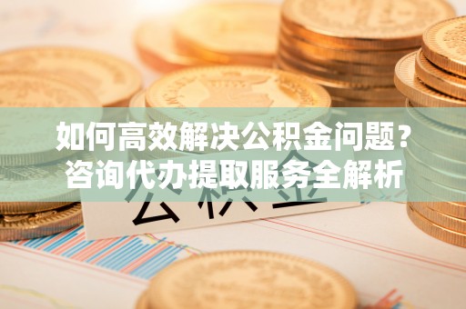 南长如何高效解决公积金问题？咨询代办提取服务全解析