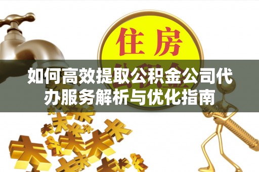 南长如何高效提取公积金公司代办服务解析与优化指南