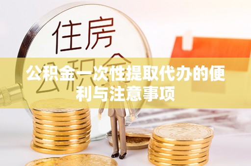 南长公积金一次性提取代办的便利与注意事项