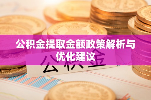 南长公积金提取金额政策解析与优化建议